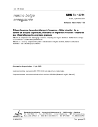 NBN EN 15721:2009
