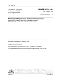 NBN EN 12602+A1:2013
