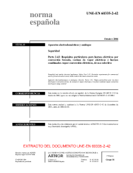 UNE-EN 60335-2-42:2004