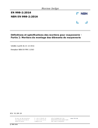 NBN EN 998-2:2016