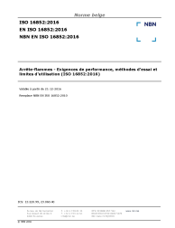 NBN EN ISO 16852:2016