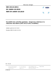 NBN EN 16604-10:2019