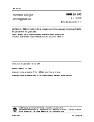 NBN EN 543:2003