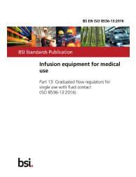 BS EN ISO 8536-13:2016