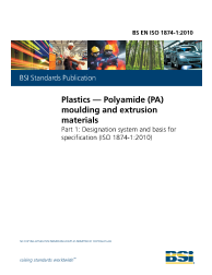 BS EN ISO 1874-1:2010