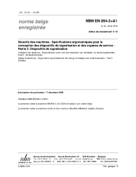 NBN EN 894-2+A1:2009