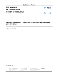 NBN EN ISO 888:2018