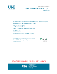 UNE-EN ISO 15874-5:2013/A1:2018