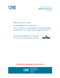 UNE-EN 50121-5:2018
