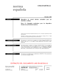 UNE-EN 60730-2-2:2003