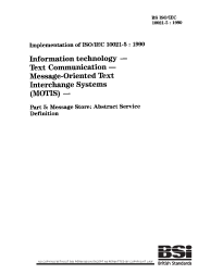 BS ISO/IEC 10021-5:1990