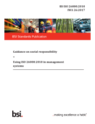 BS ISO 26000:2010 + IWA 26:2017