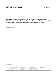 CEN/TR 17052:2017