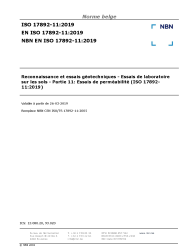 NBN EN ISO 17892-11:2019