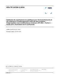 CEN/TS 14758-2:2016