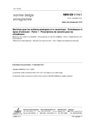 NBN EN 1114-1:2011