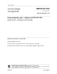 NBN EN ISO 4032:2001