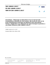 NBN EN ISO 10848-2:2017