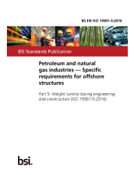 BS EN ISO 19901-5:2016