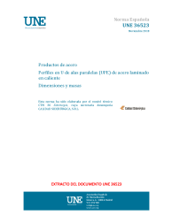 UNE 36523:2018