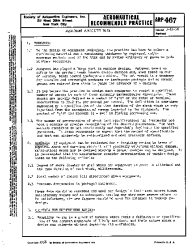 SAE ARP 467:1975-05-01