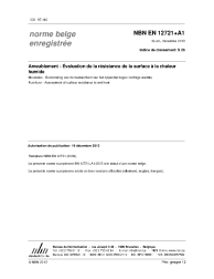 NBN EN 12721+A1:2013