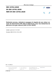 NBN EN ISO 15761:2020