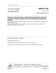 NBN EN 1429:2013