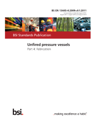 BS EN 13445-4:2009+A1:2011