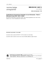 NBN EN ISO 15027-3:2002