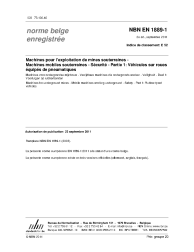 NBN EN 1889-1:2011
