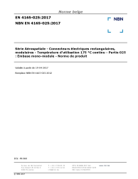NBN EN 4165-025:2017