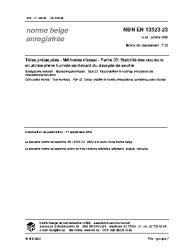 NBN EN 13523-23:2002