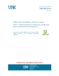 UNE-EN 934-6:2019