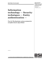 BS ISO/IEC 9798-2:1999