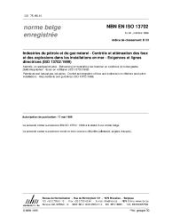 NBN EN ISO 13702:1999