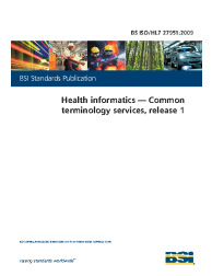 BS ISO/HL7 27951:2009