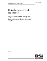 DD CLC/TS 60034-25:2005