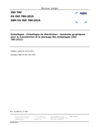 NBN EN ISO 780:2016