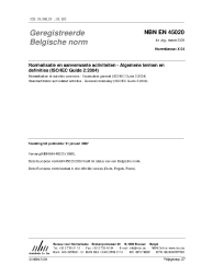 NBN EN 45020:2009