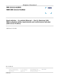 NBN ISO 21111-6:2022