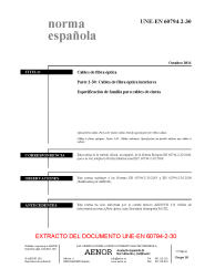 UNE-EN 60794-2-30:2011