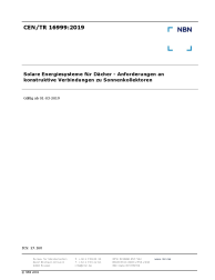 CEN/TR 16999:2019