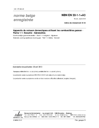 NBN EN 30-1-1+A3:2013