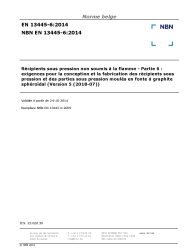 NBN EN 13445-6:2014