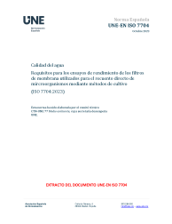 UNE-EN ISO 7704:2023