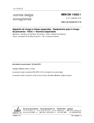 NBN EN 14502-1:2010