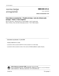 NBN EN 572-5:2004