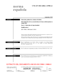 UNE-EN ISO 3386-1:1998/A1:2010