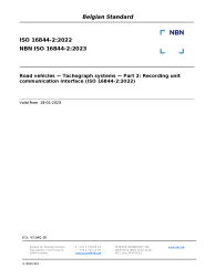 NBN ISO 16844-2:2023